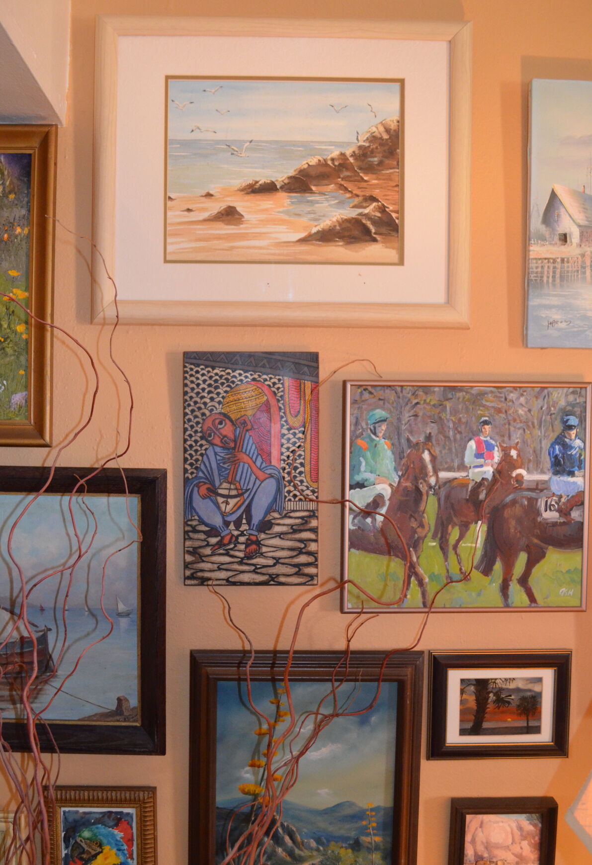 AN ARTISTIC SOUL: Inside a villa's art gallery